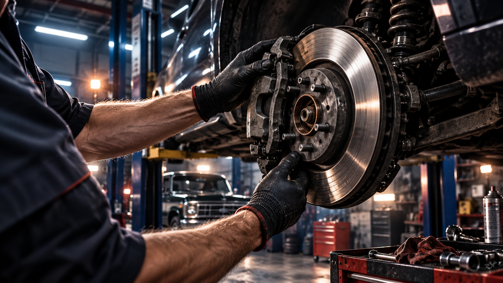 Brake service at OSSCO Motors