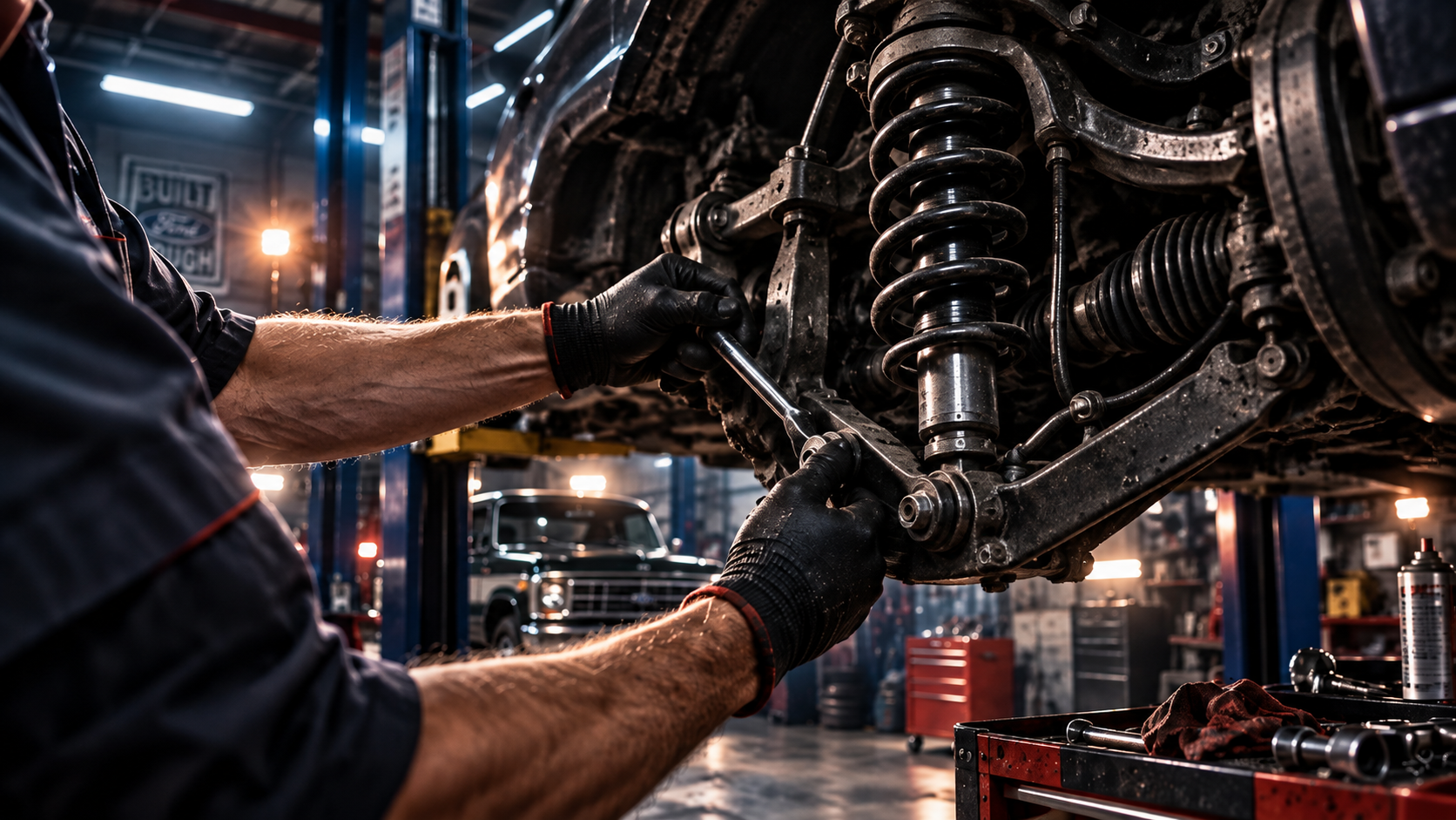 Suspension repair service at OSSCO Motors